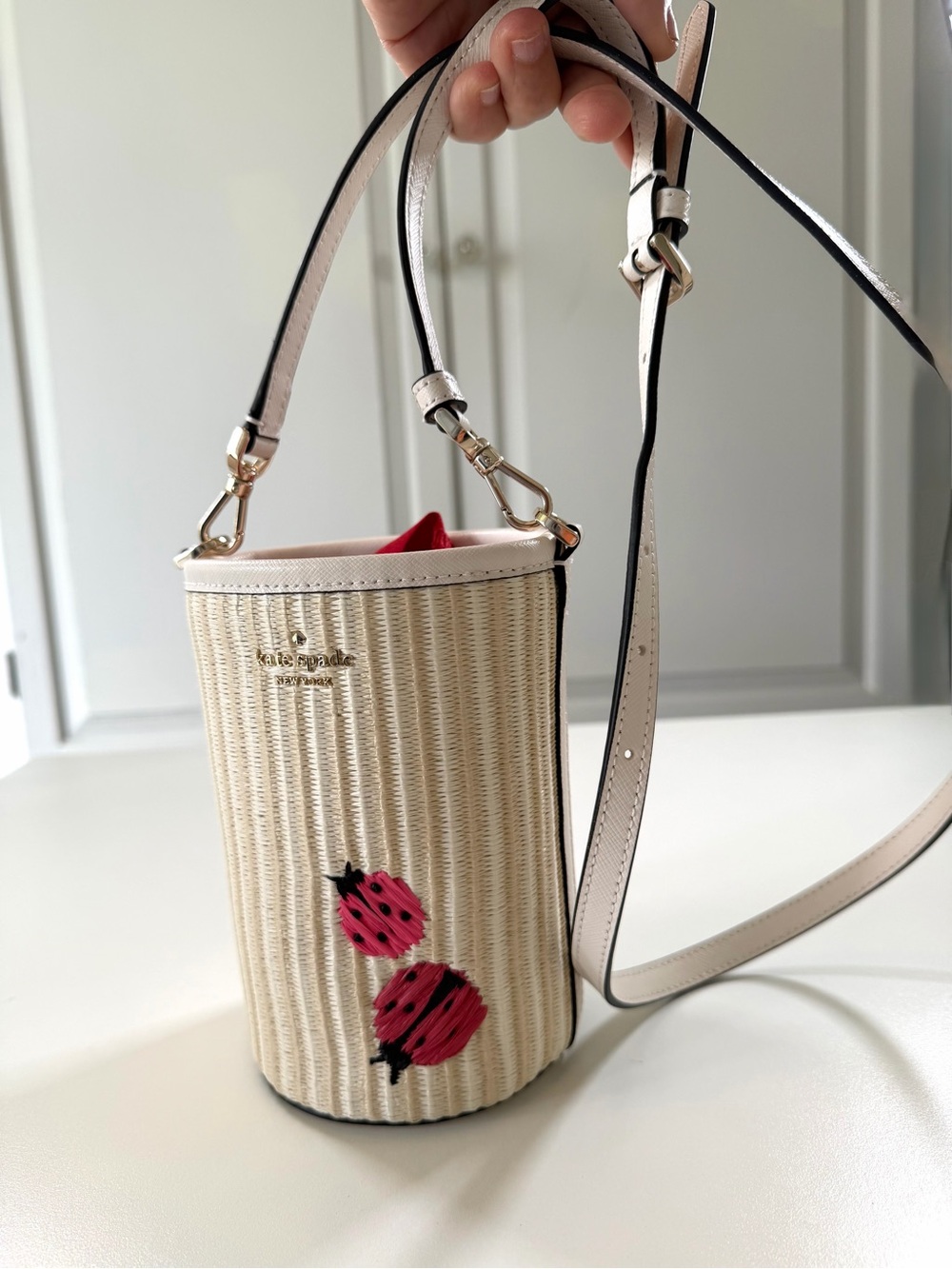 Kate Spade Ladybug Wicker Bag ケイトスペード　カゴ Kate Spade Ladybug Wicker Bag ケイトスペード カゴ Kate Spade